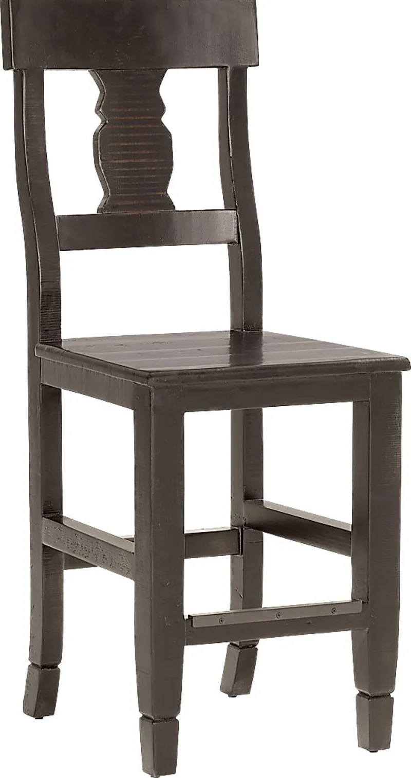 Cannon Beach Black Counter Height Stool