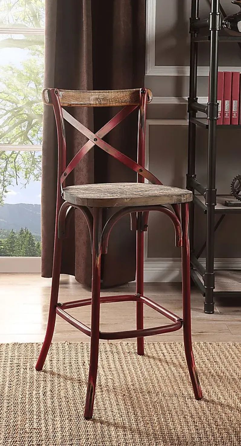 Winhall Red Barstool