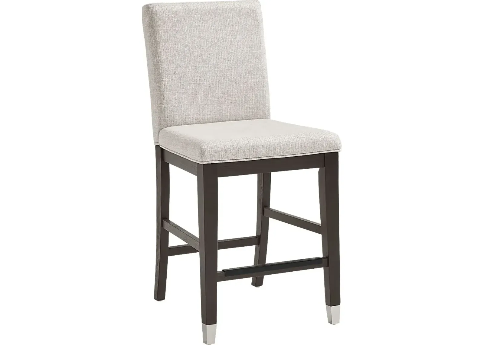 Rosalie Gray Upholstered Counter Height Stool