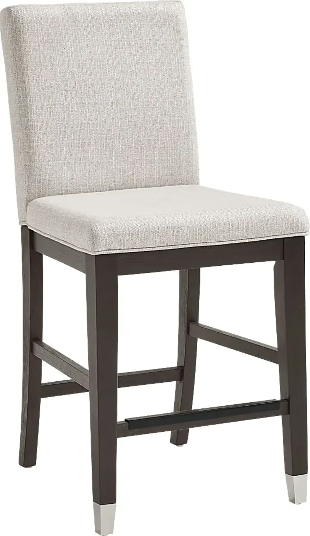 Rosalie Gray Upholstered Counter Height Stool