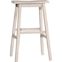 Zendt White Counter Height Stool