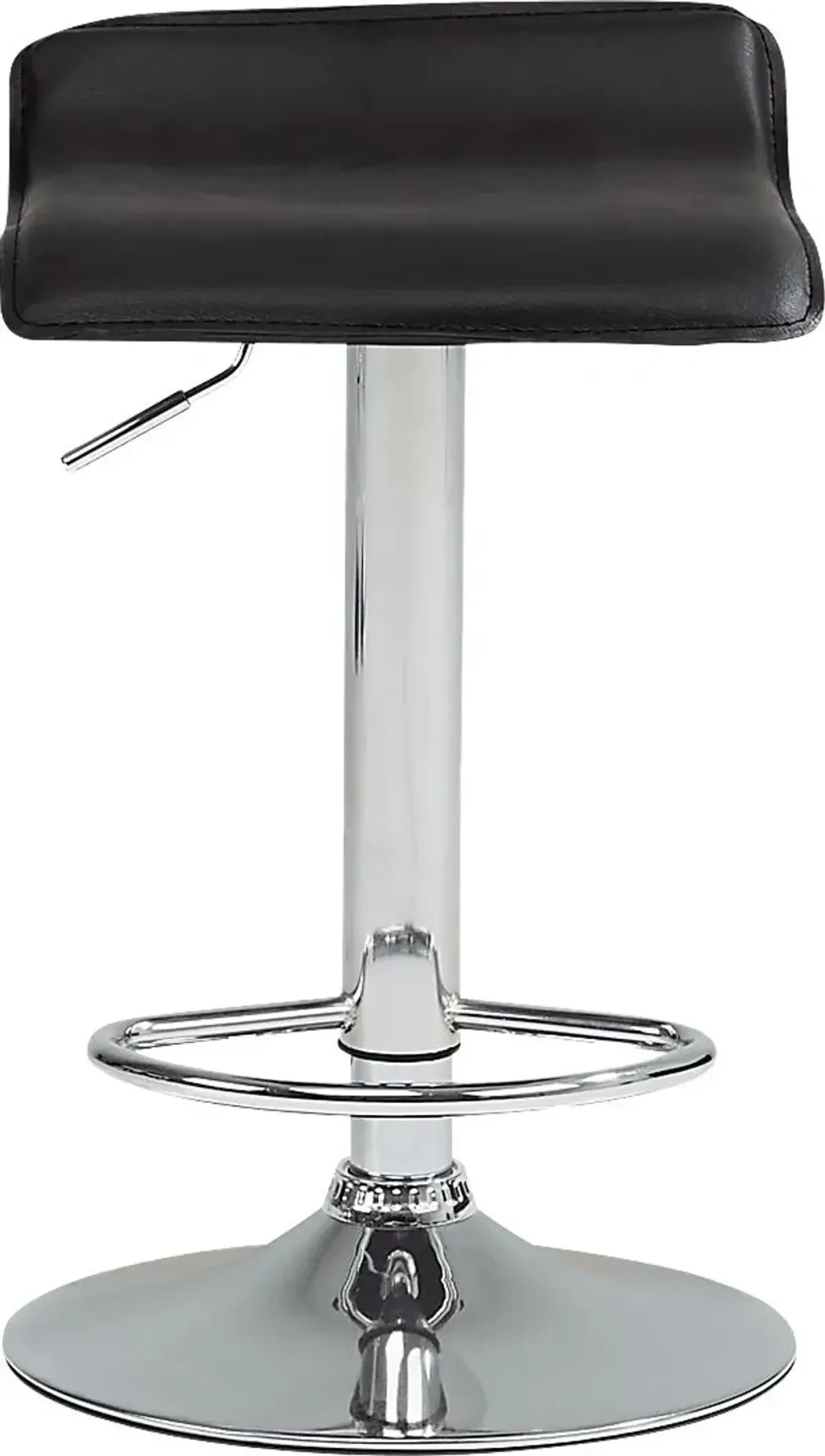 Carey Hills Black Adjustable Barstool