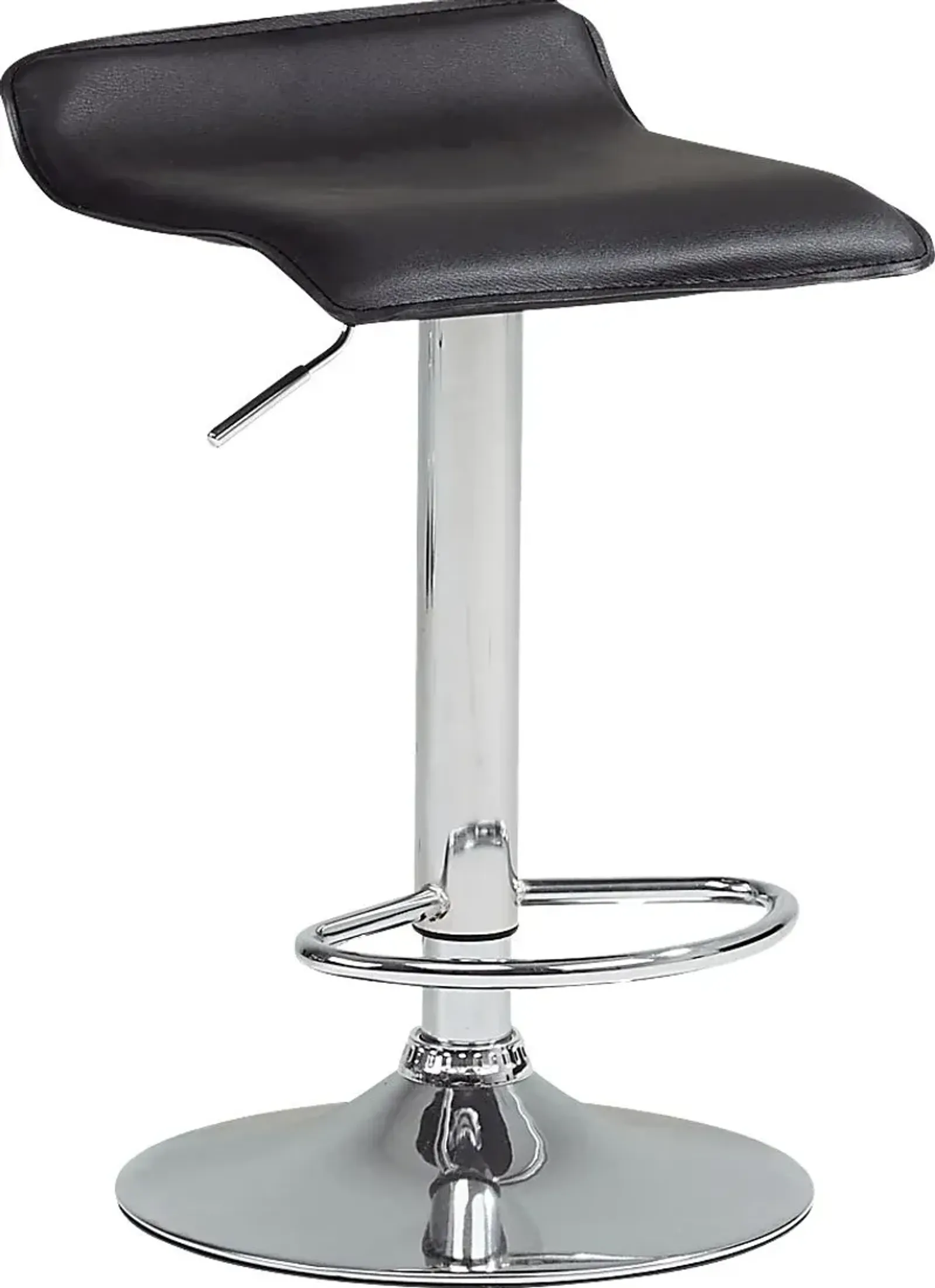 Carey Hills Black Adjustable Barstool