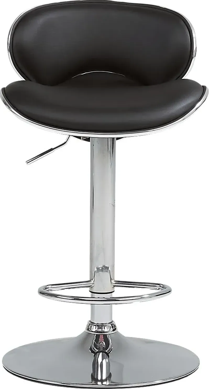 Howell Park Black Adjustable Barstool