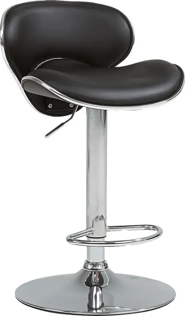 Howell Park Black Adjustable Barstool