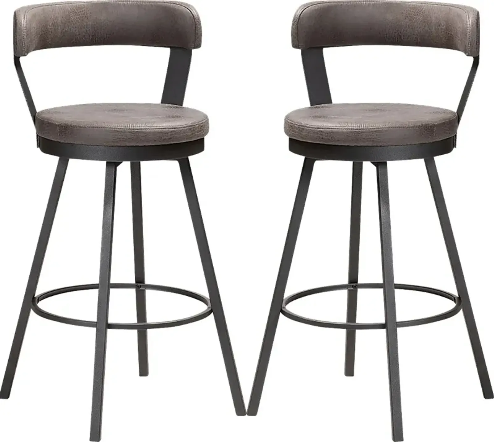 Summerglen Gray Counter Height Stool, Set of 2