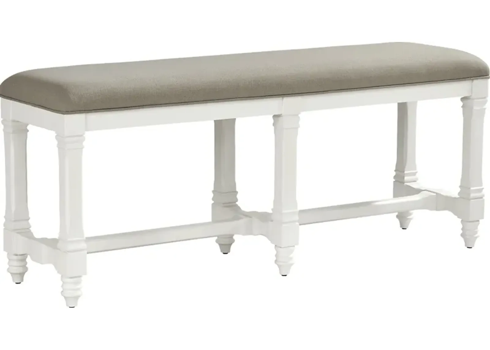 Shorewood White Counter Height Bench