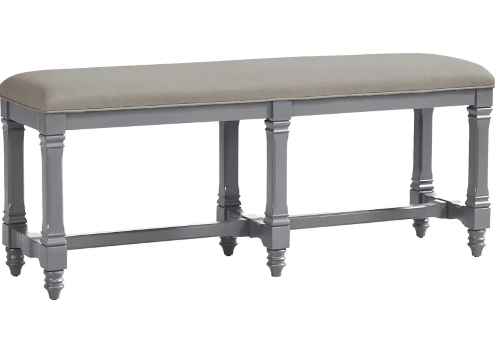 Shorewood Gray Counter Height Bench