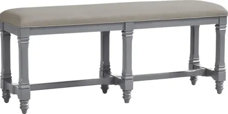 Shorewood Gray Counter Height Bench