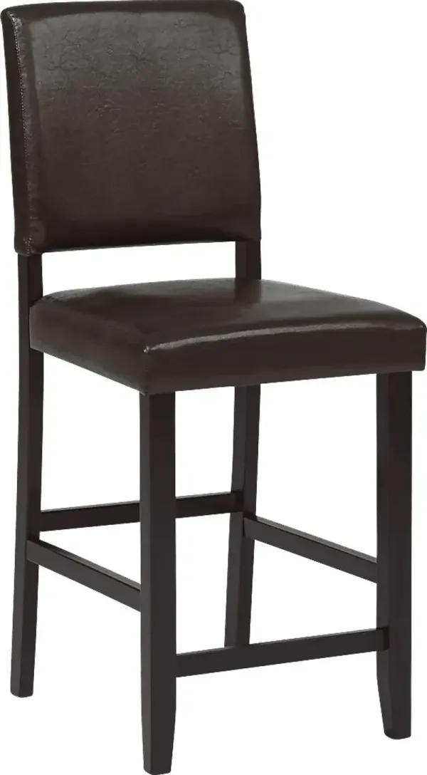 Sunset View Brown Counter Height Stool