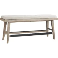 Hill Creek Natural Counter Height Bench