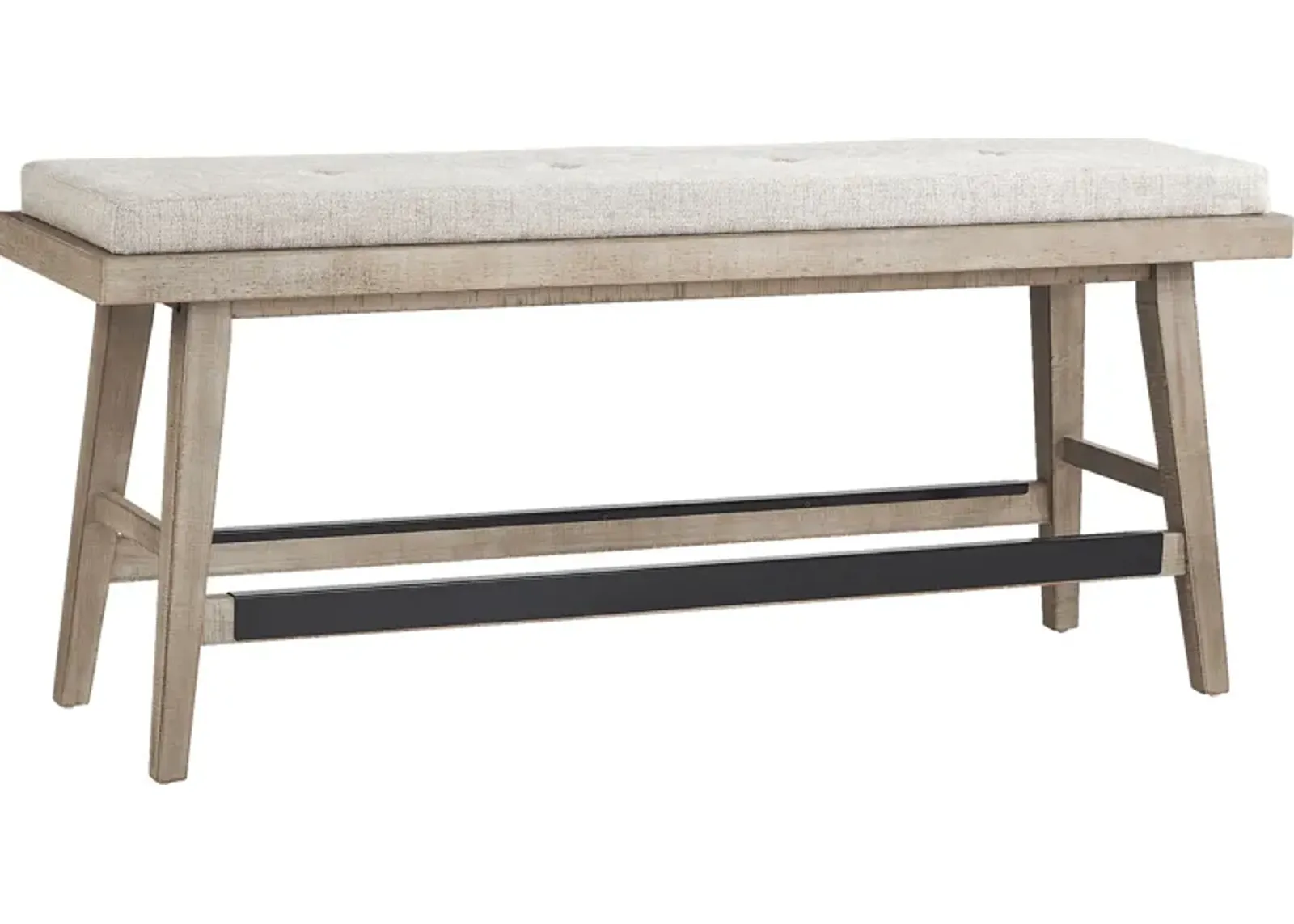 Hill Creek Natural Counter Height Bench