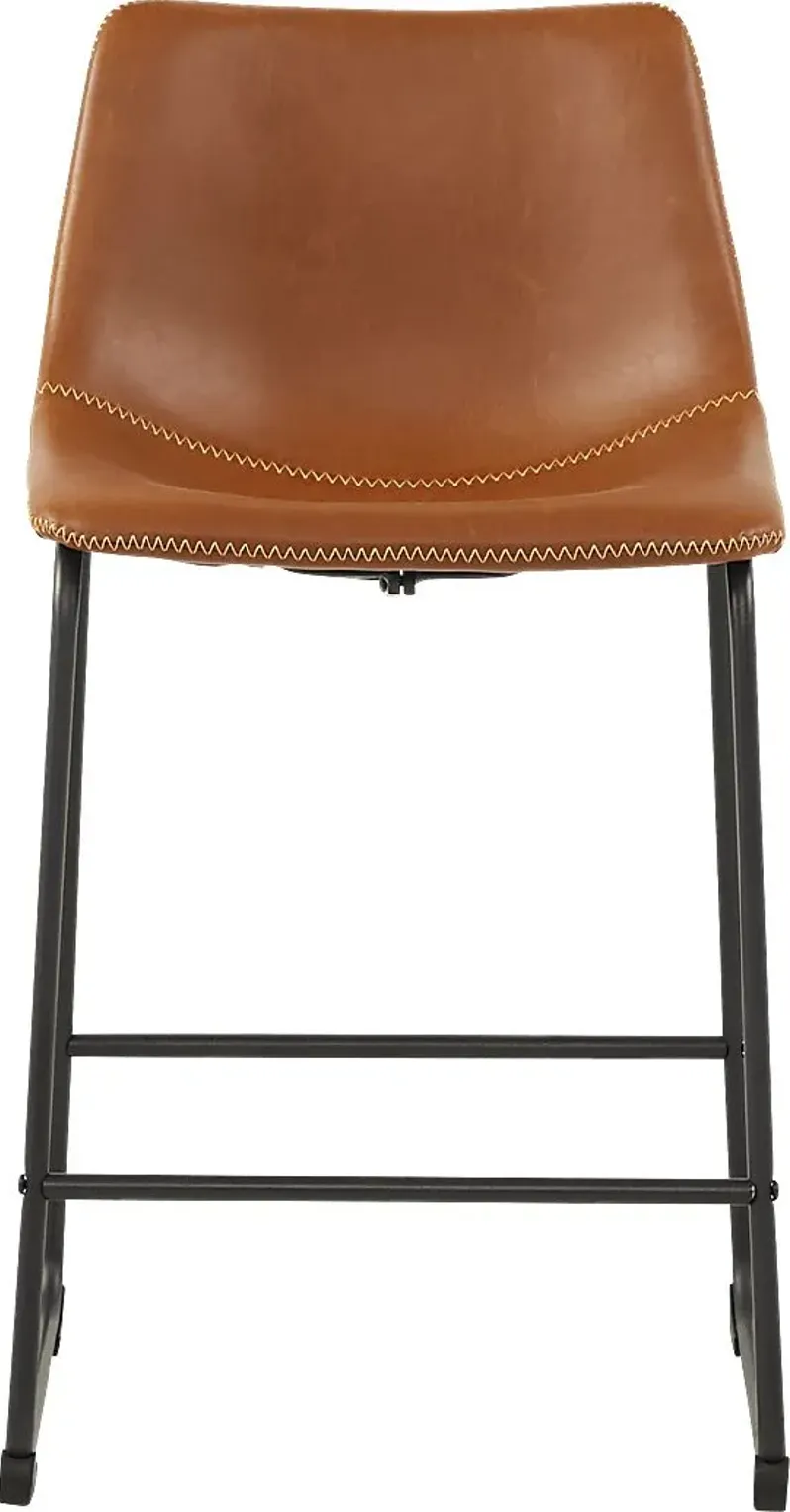 Barcroft Brown Counter Height Stool