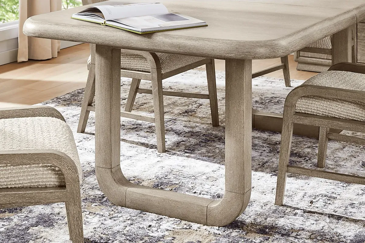 Santa Clarita Light Gray 9 Pc Dining Room