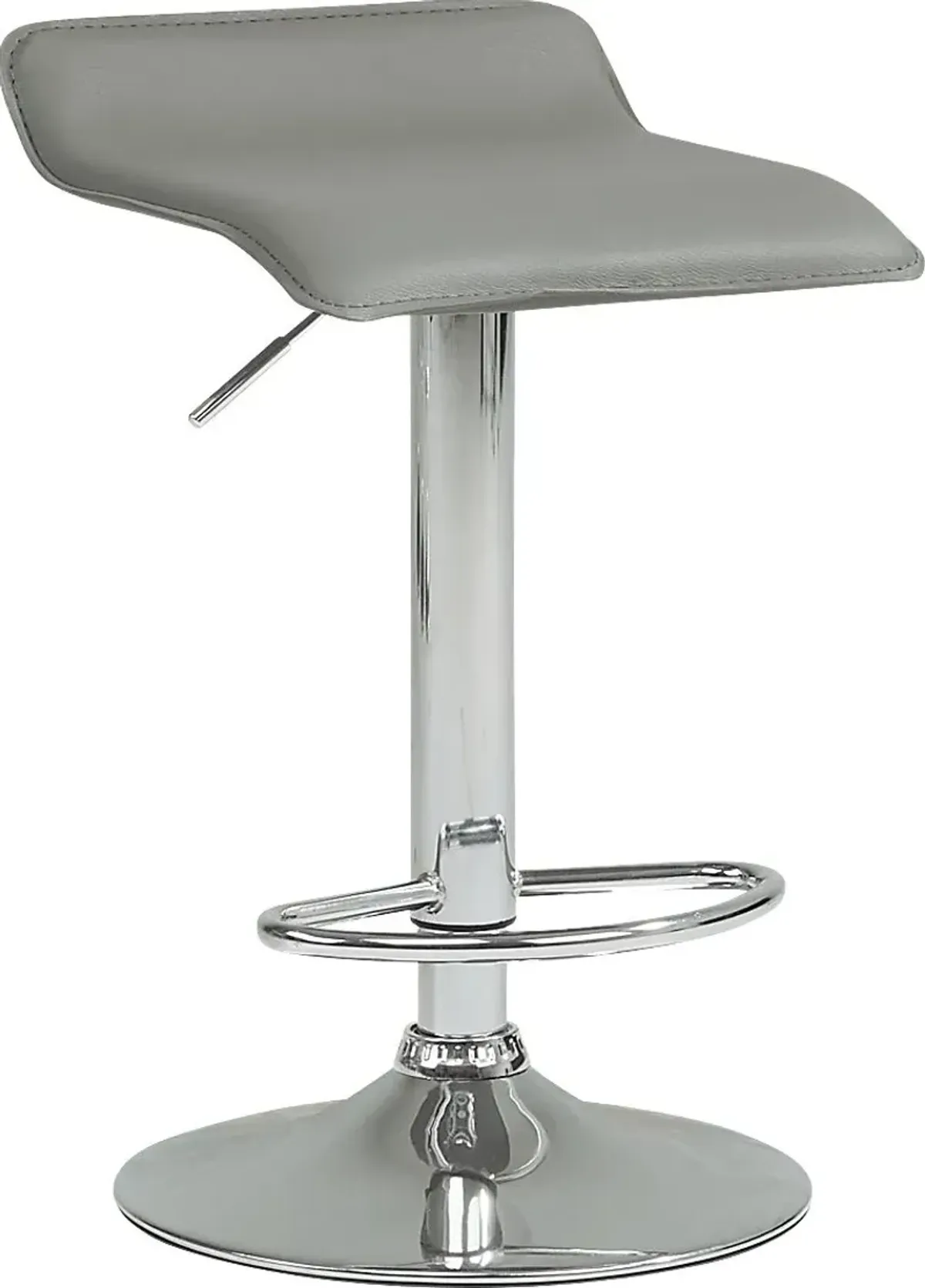 Carey Hills Gray Adjustable Barstool