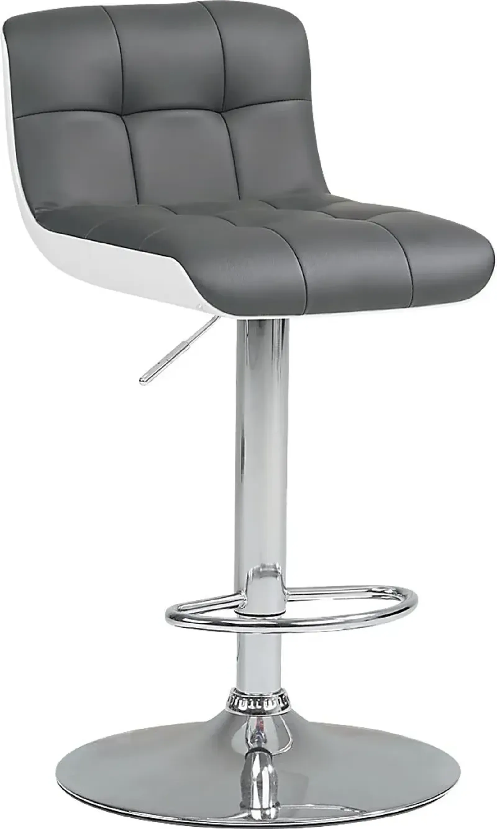 Falsley Gray Adjustable Barstool