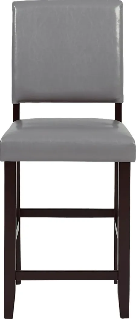 Sunset View Gray Counter Height Stool