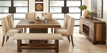Westover Hills Brown 5 Pc Square Dining Room