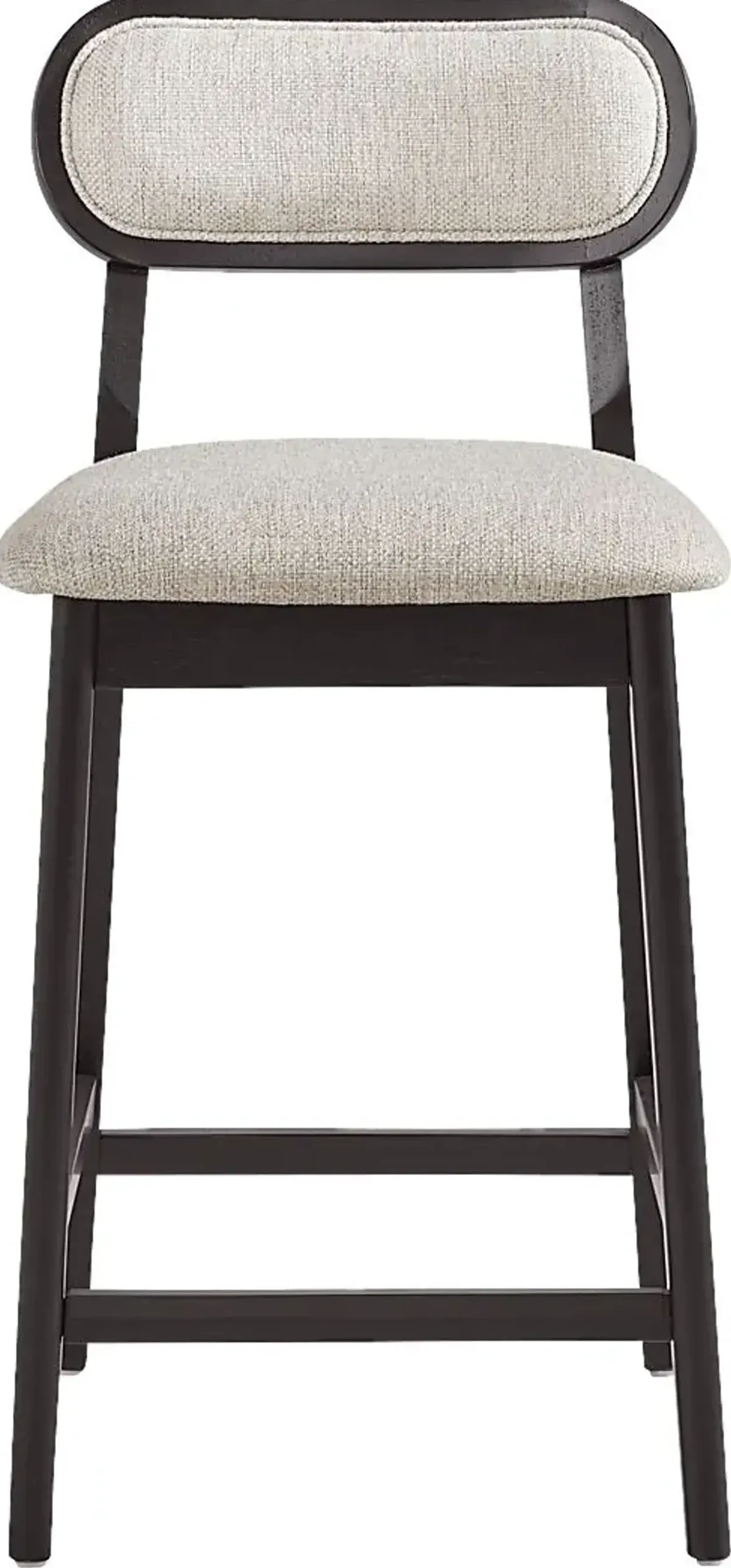 Watertown Black Upholstered Counter Height Stool