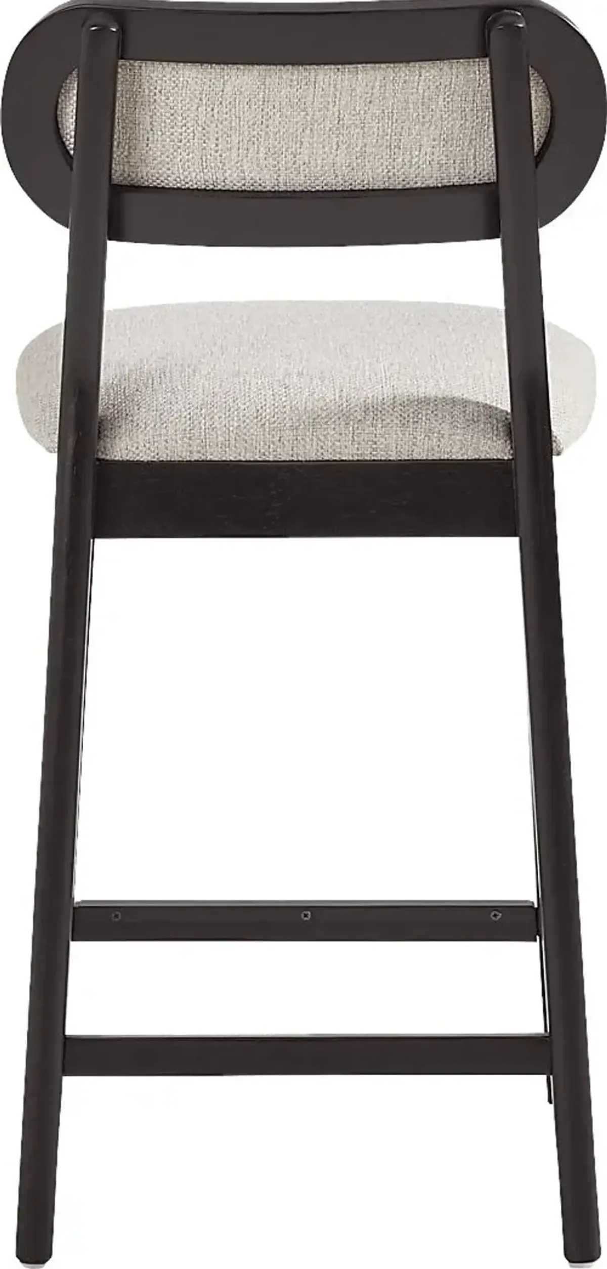 Watertown Black Upholstered Counter Height Stool