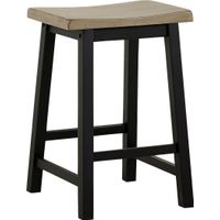 Adelson Black Counter Height Stool