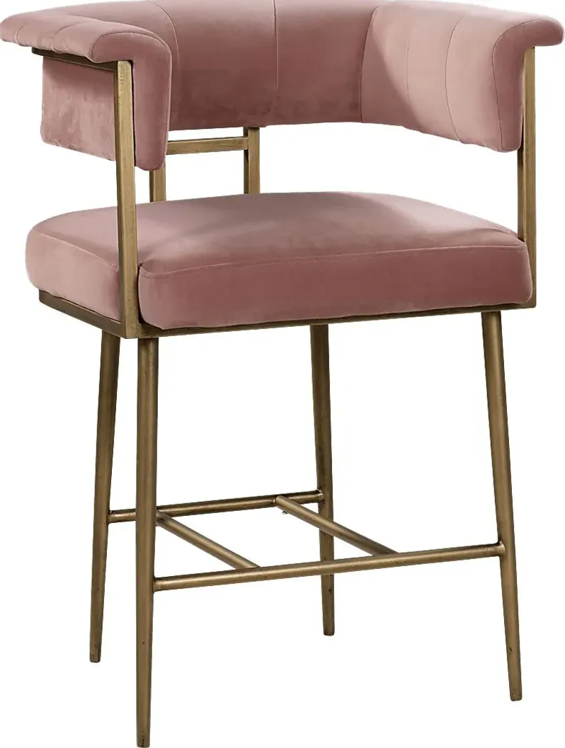 Myriah Mauve Counter Height Stool