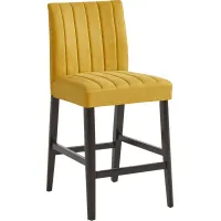 Jarvis Yellow Counter Stool