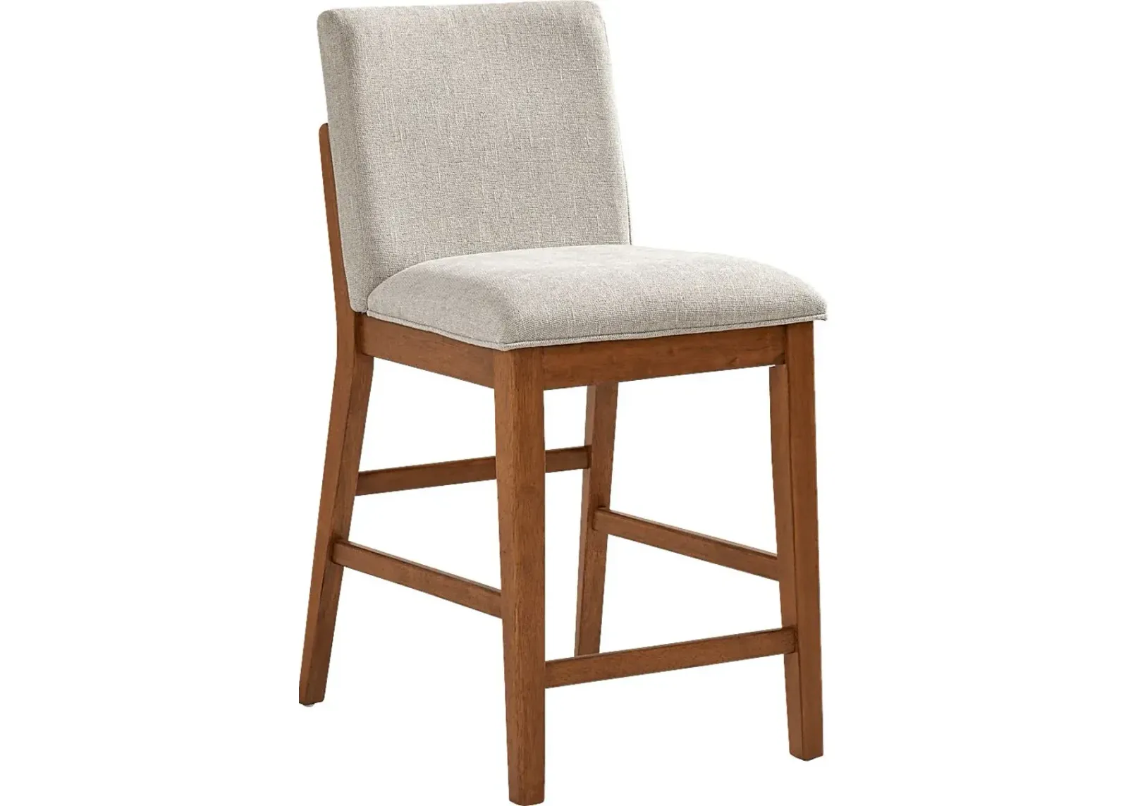 Surrey Ellis Beige Upholstered Counter Height Stool