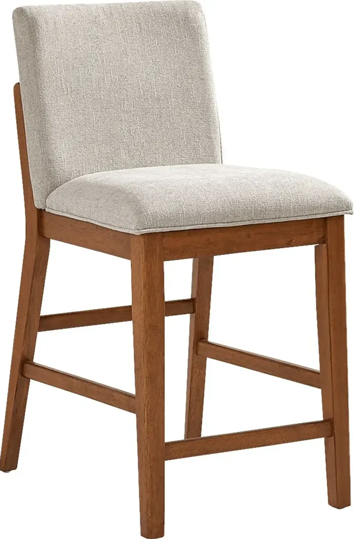 Surrey Ellis Beige Upholstered Counter Height Stool