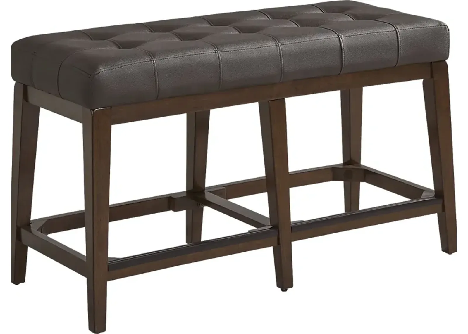 Walstead Place Brown Upholstered Counter Height Bench