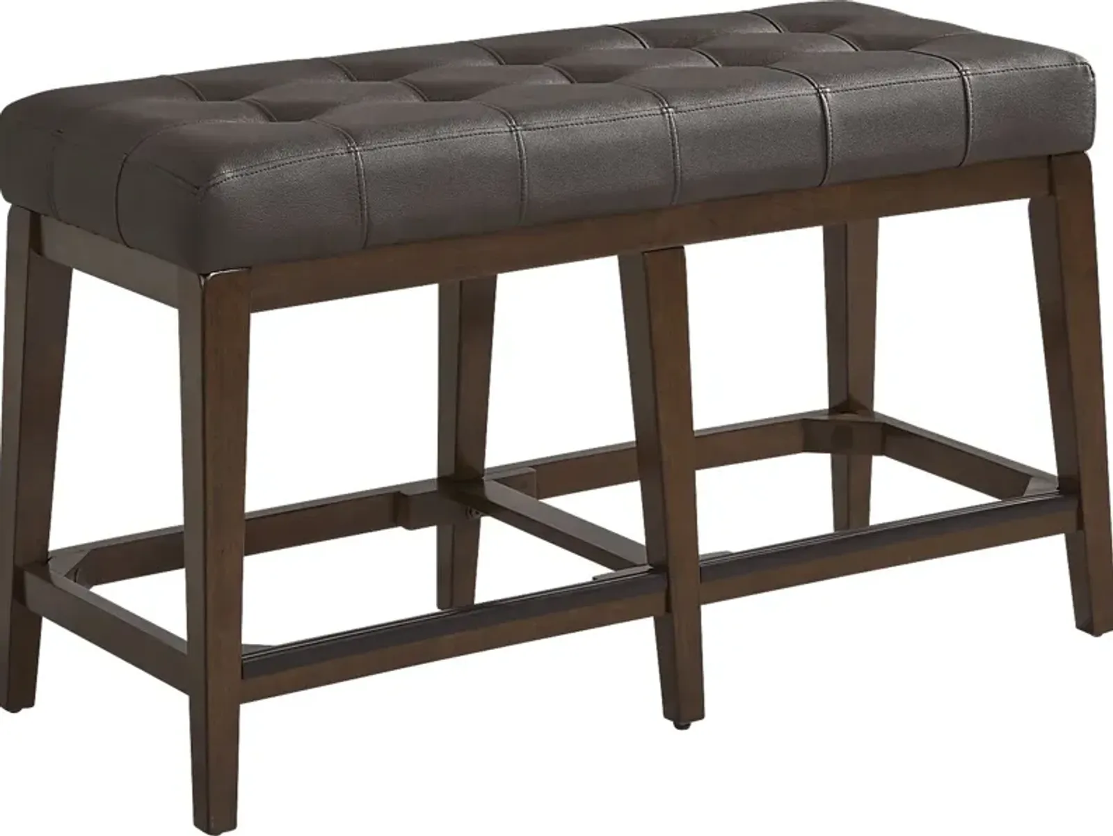 Walstead Place Brown Upholstered Counter Height Bench