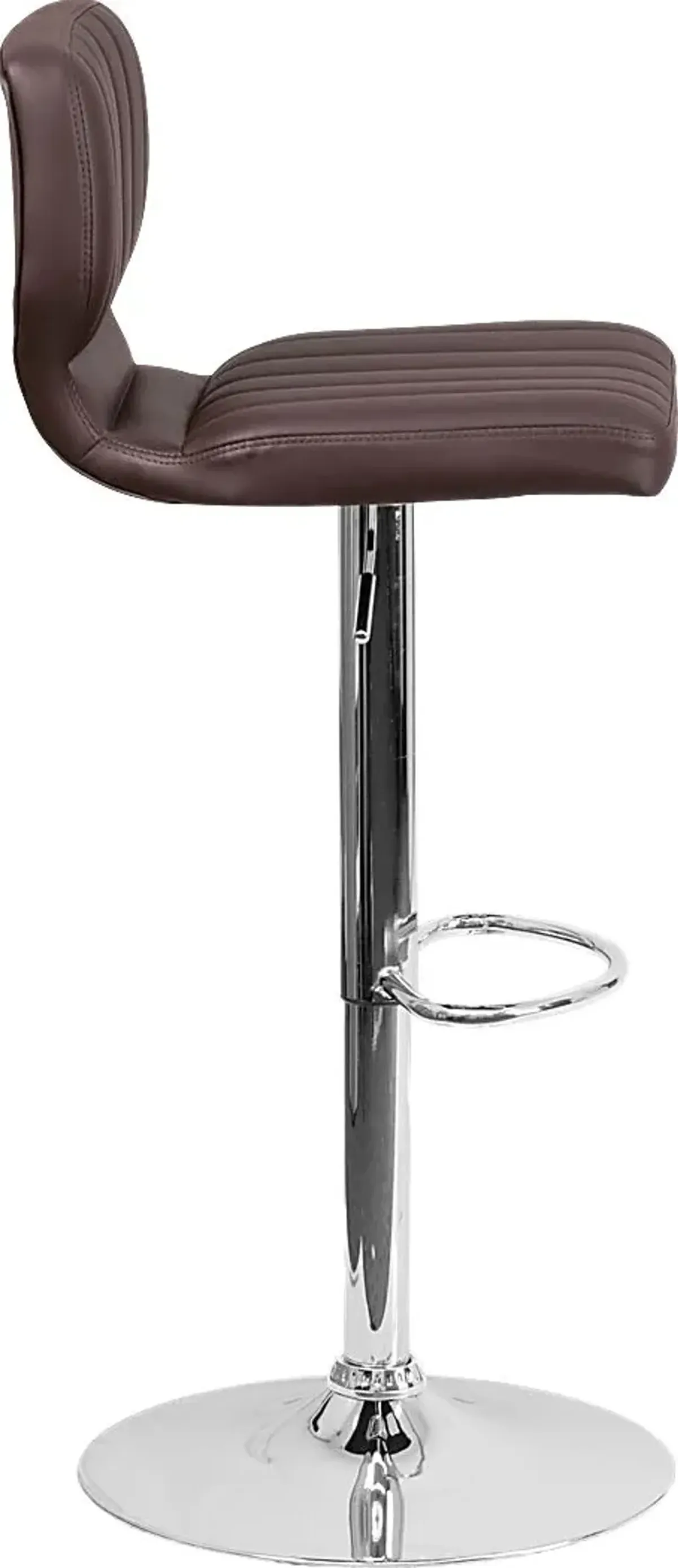 Vinnie Chocolate Adjustable Swivel Barstool