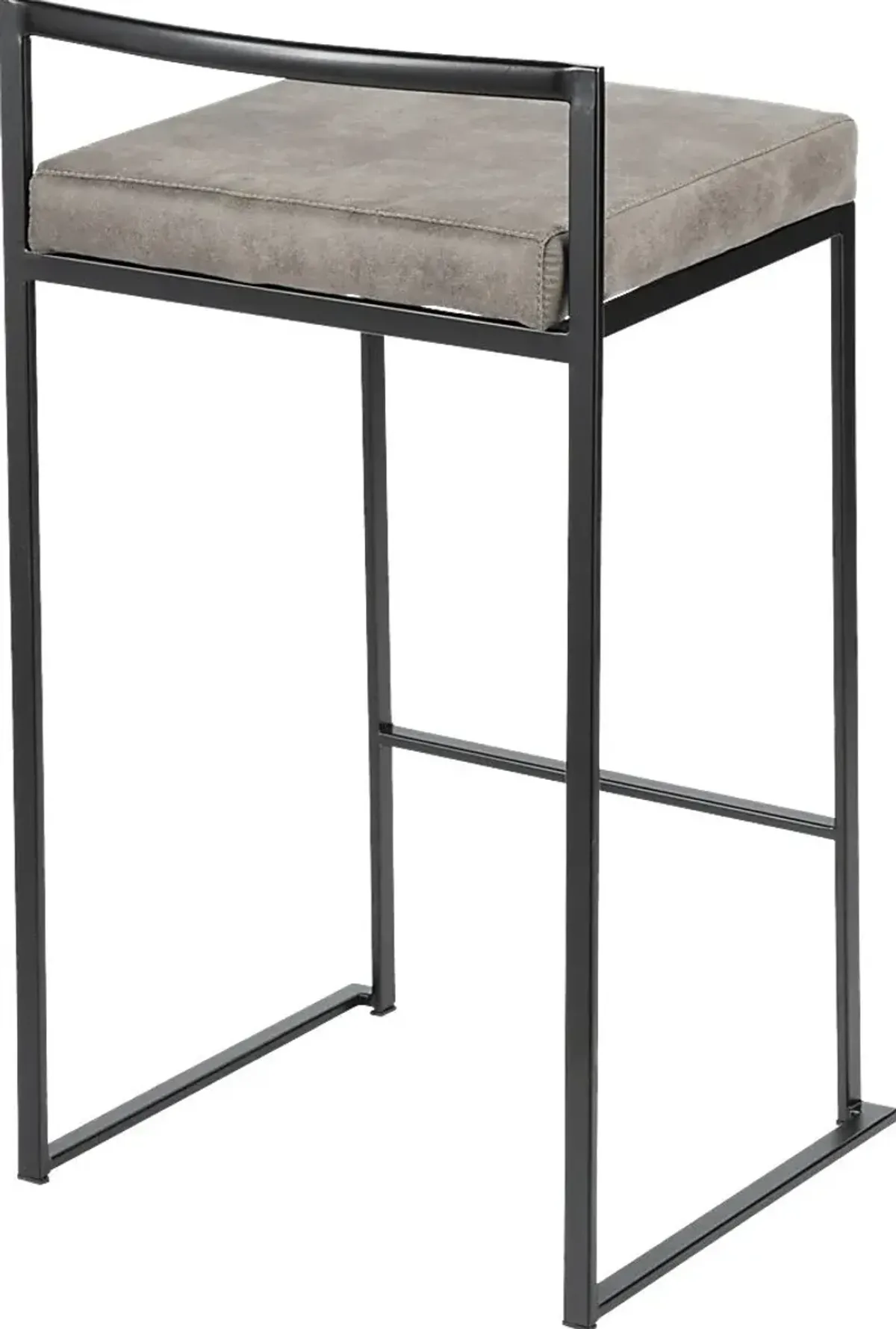 Sora Stone Chrome Counter Height Stool (Set of 2)