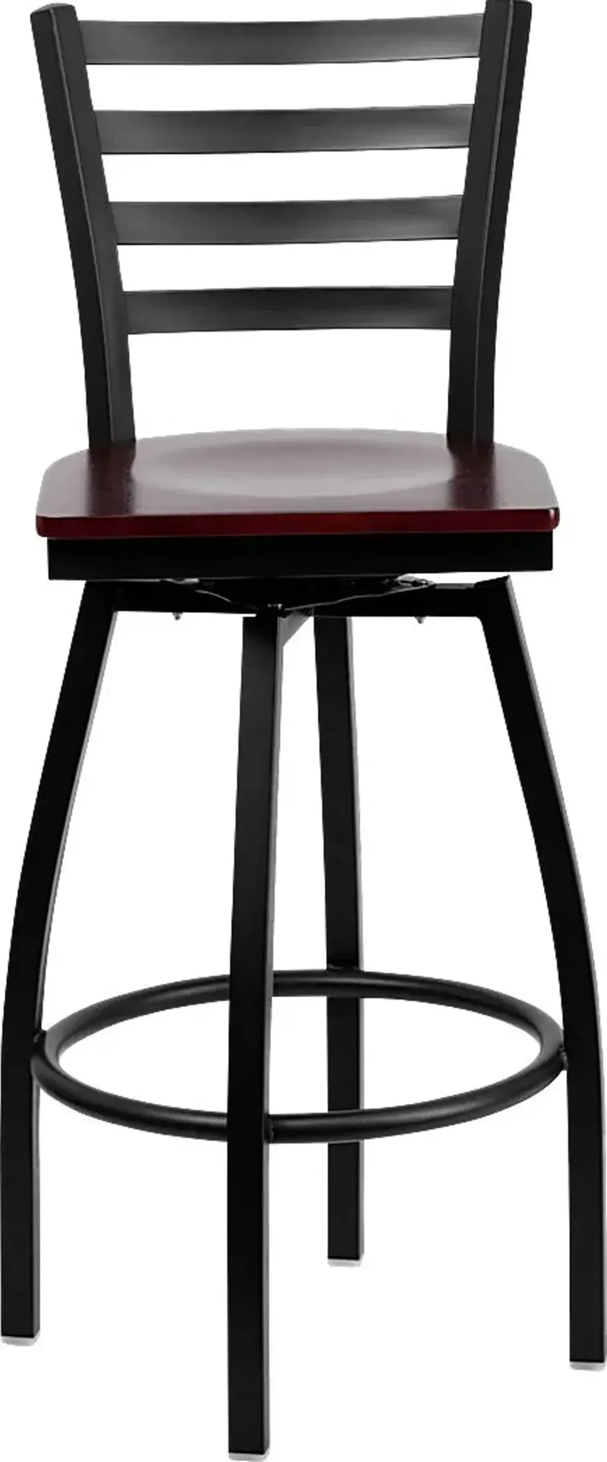 Verdon Mahogany Swivel Barstool