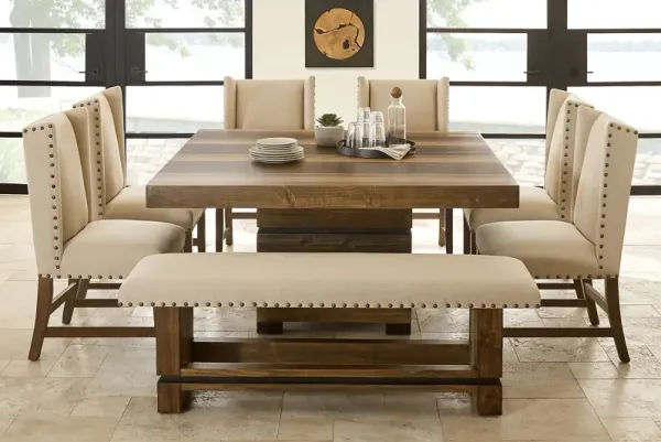 Westover Hills Brown 8 Pc Square Dining Room