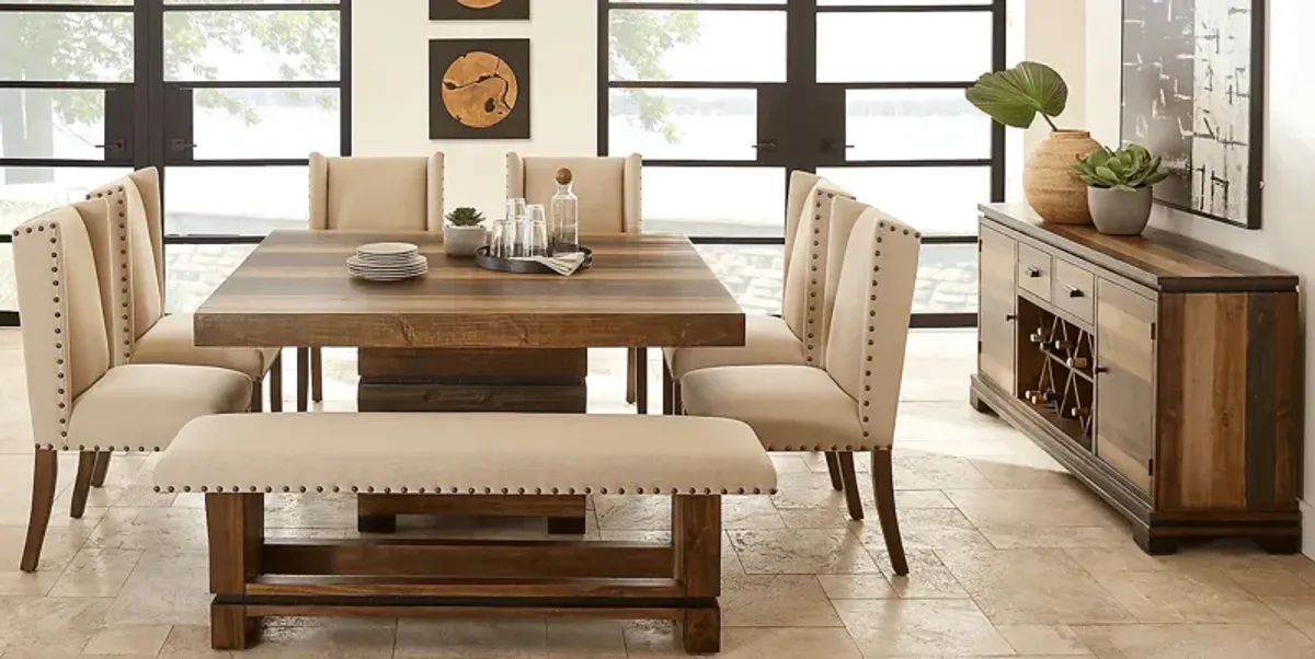 Westover Hills Brown 8 Pc Square Dining Room