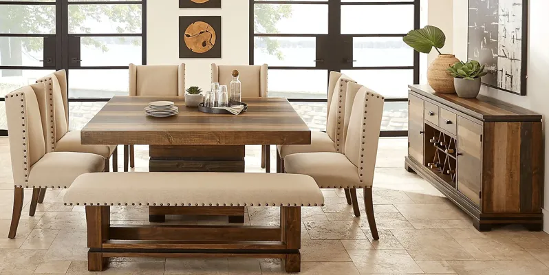 Westover Hills Brown 8 Pc Square Dining Room