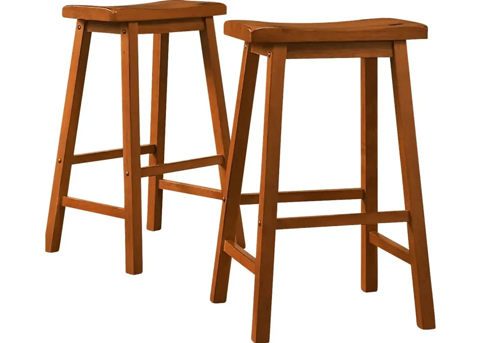 Nario Brown Barstools (Set of 2)