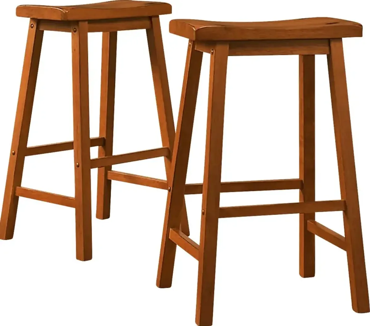 Nario Brown Barstools (Set of 2)