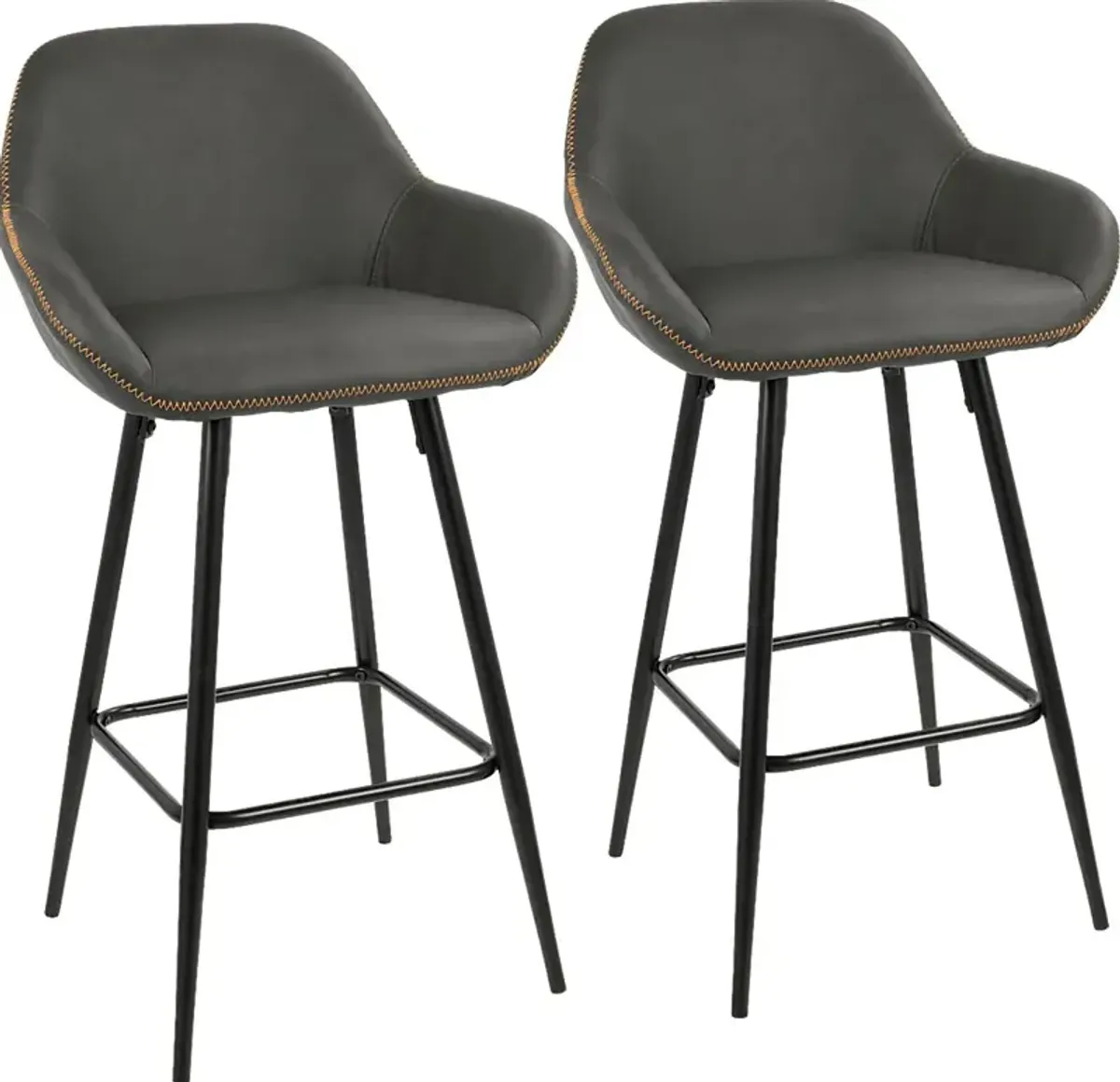 Country Club Gray Counter Height Stool (Set of 2)