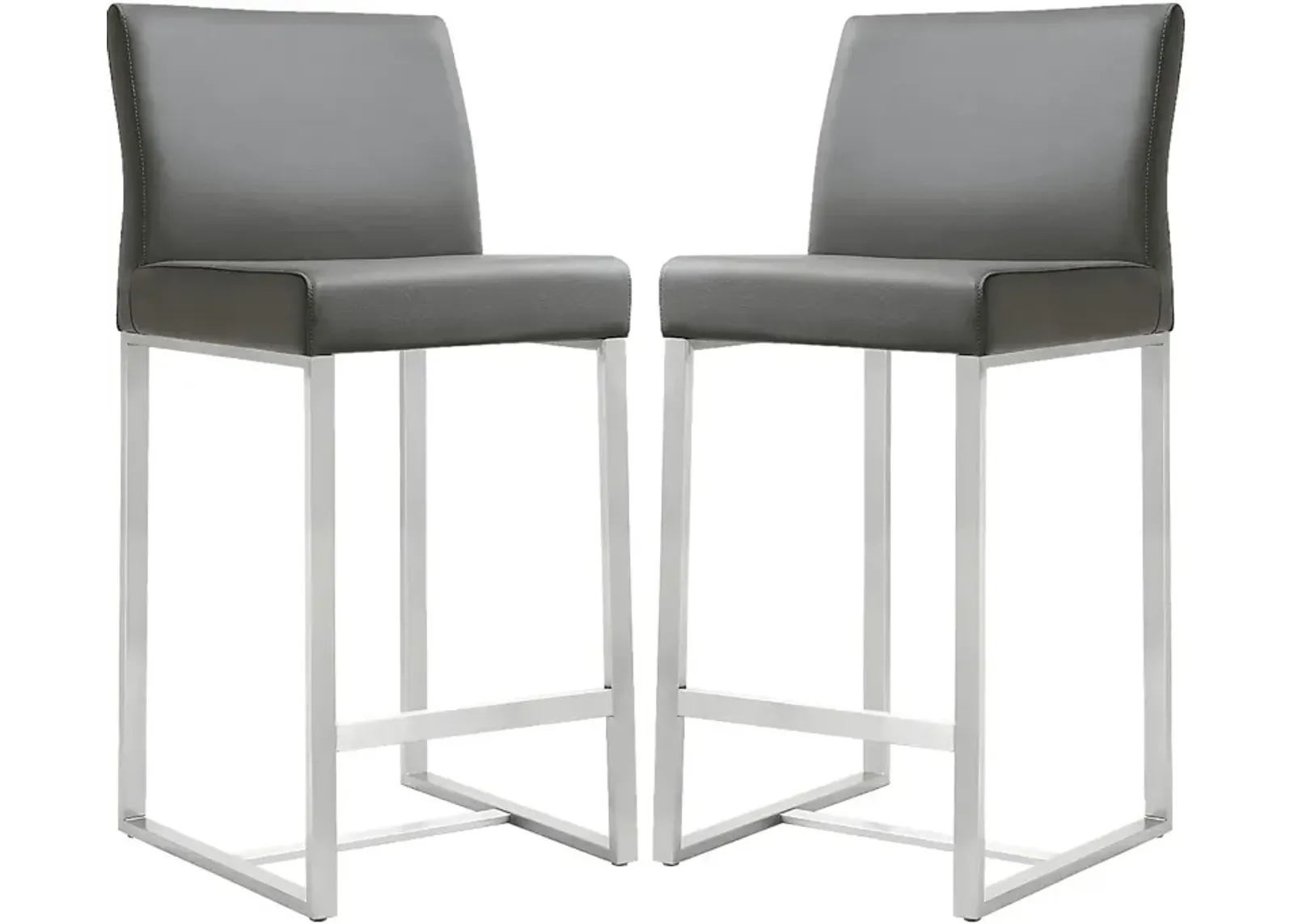 Silas Gray Counter Height Stools (Set of 2)