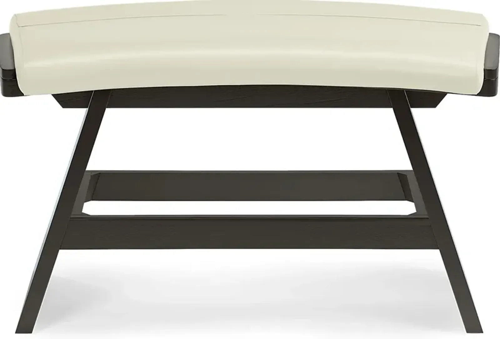 Cider Creek Vanilla Curved Bar Height Bench