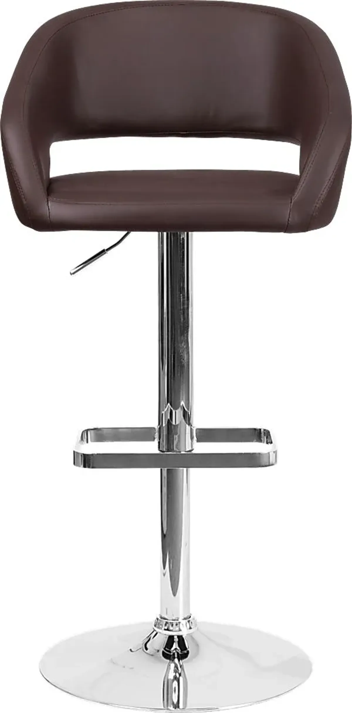 Corley Brown Ultrahyde Adjustable Swivel Barstool