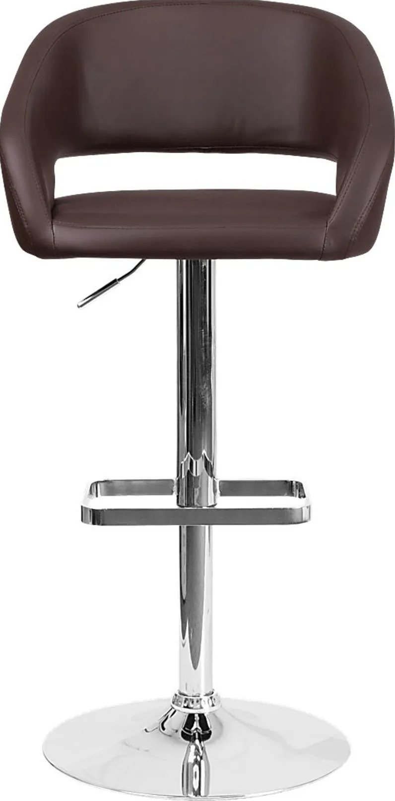 Corley Brown Ultrahyde Adjustable Swivel Barstool