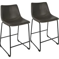 Darnell Gray Counter Height Stool (Set of 2)
