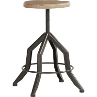 Cannon Beach Natural Counter Height Swivel Stool