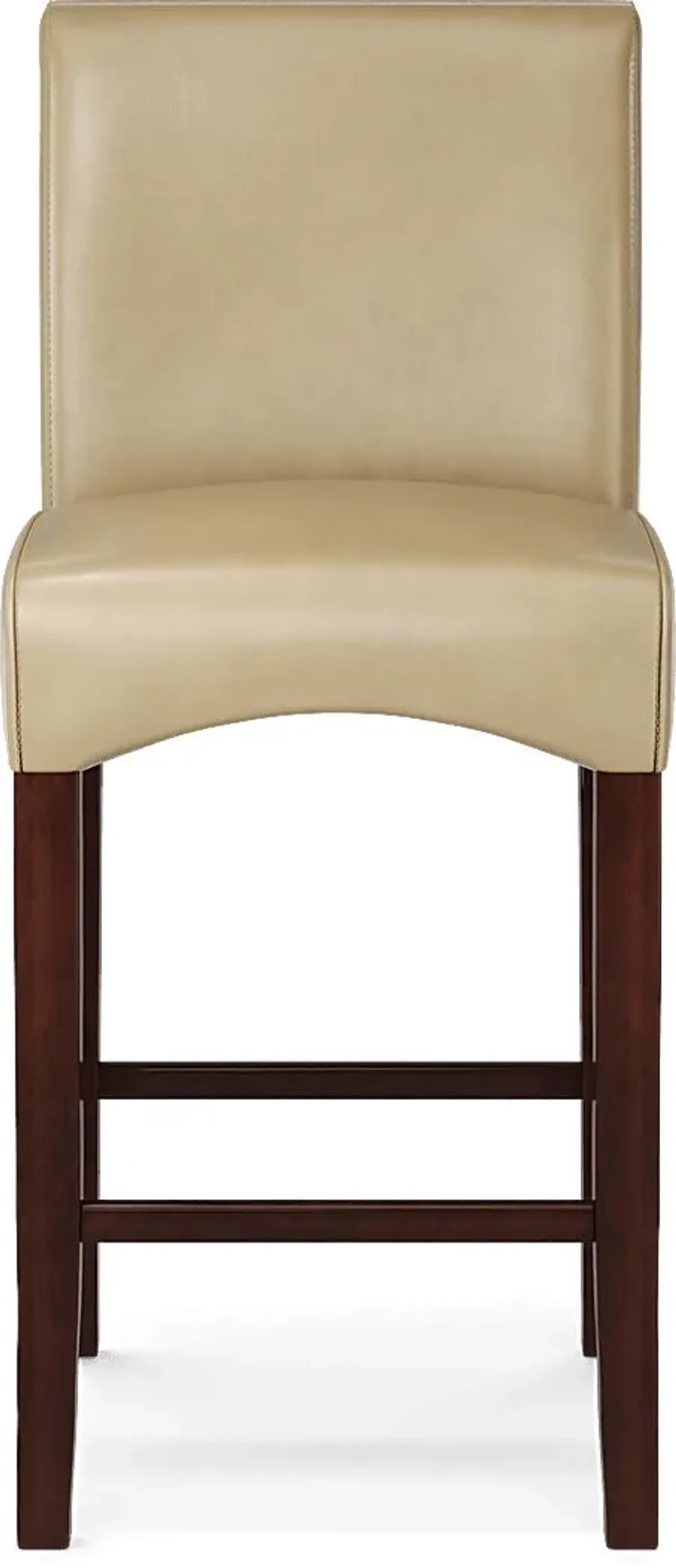 Galeno Cherry 3 Pc Bar Set with Tan Barstools