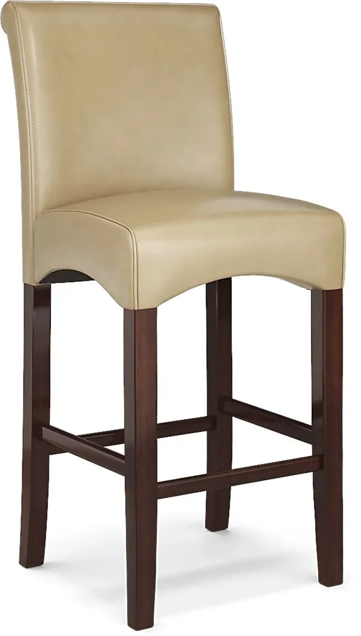 Galeno Cherry 3 Pc Bar Set with Tan Barstools