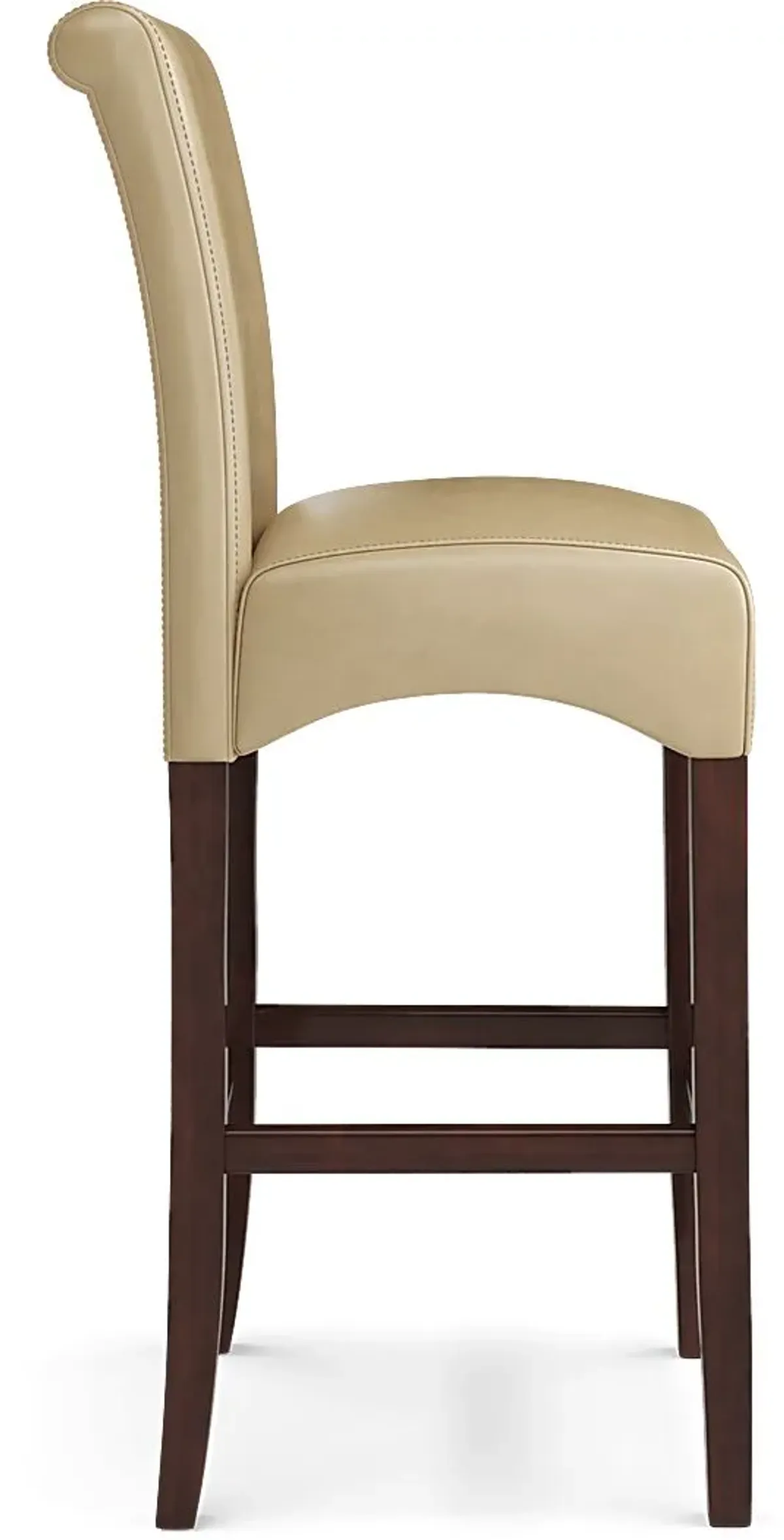 Galeno Cherry 3 Pc Bar Set with Tan Barstools