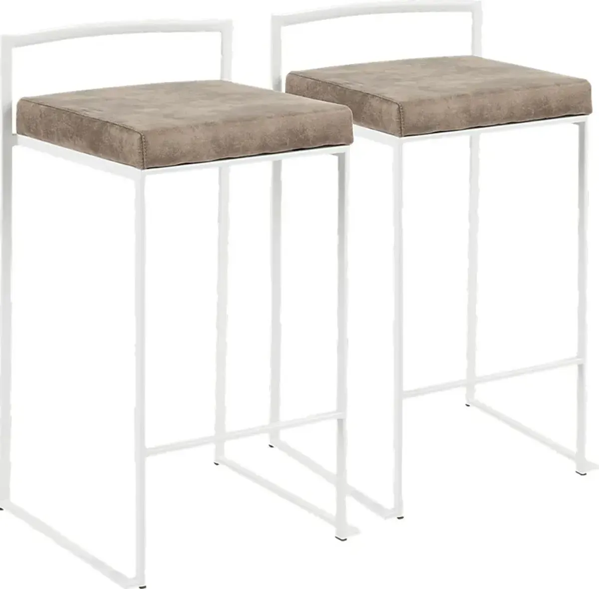 Sora Brown Counter Height Stool (Set of 2)